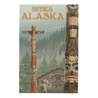 Alaska Totem Poles - Sitka, Alaska