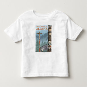 Alaska Totem Poles - Wrangell Alaska Toddler T-shirt
