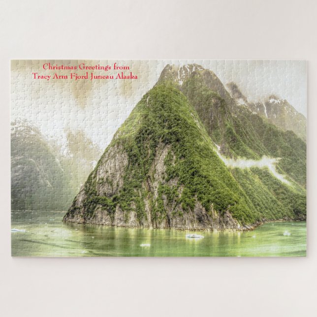 Alaska Tracy Arm Fjord Juneau Jigsaw Puzzle (Horizontal)