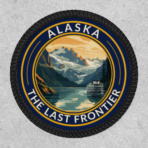 Alaska Travel Art Badge