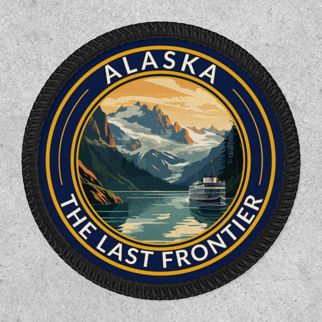 Alaska Travel Art Badge (Front)