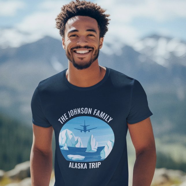 Alaska Trip Blue Glacier Customized T-Shirt (Creator Uploaded)