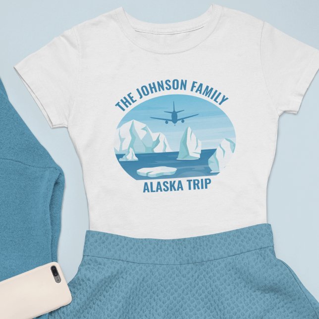 Alaska Trip Blue Glacier Customized Women's Tri-Blend Shirt (Creator Uploaded)
