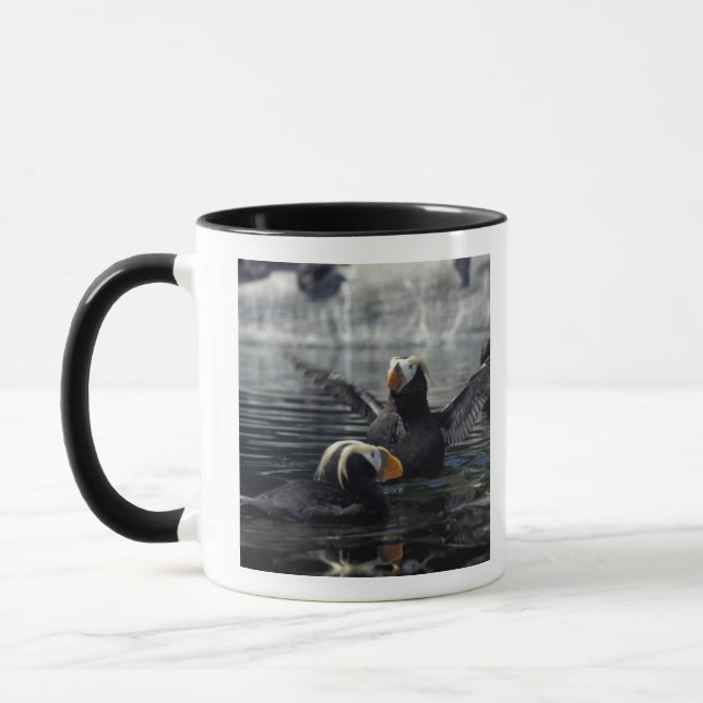 Alaska Tufted puffins Mug (Left)