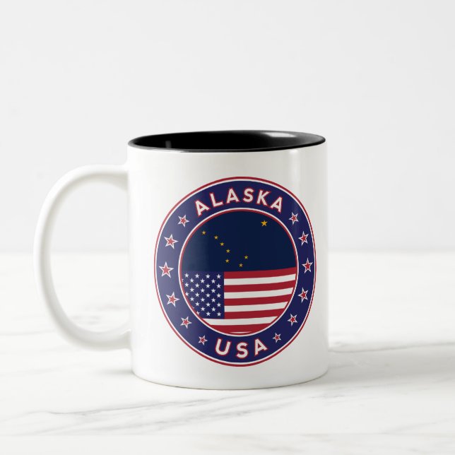 Alaska Two-Tone Coffee Mug (Left)