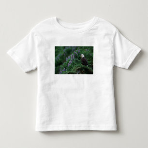 Alaska, Unalaska Island Bald Eagle among Nootka Toddler T-shirt