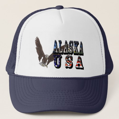 Alaska USA Eagle Baseball Cap