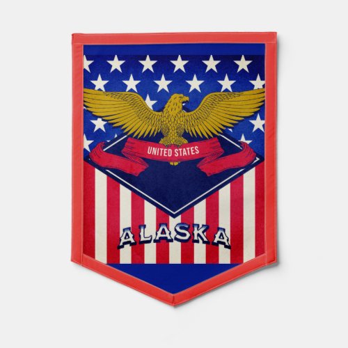 Alaska USA Flag Pennant