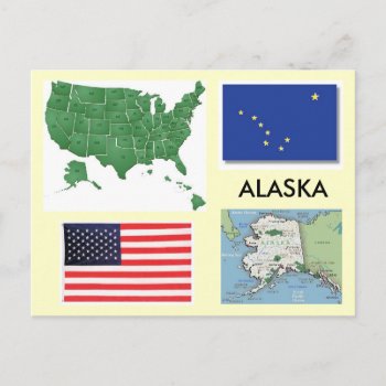 Alaska  Usa Postcard by archemedes at Zazzle