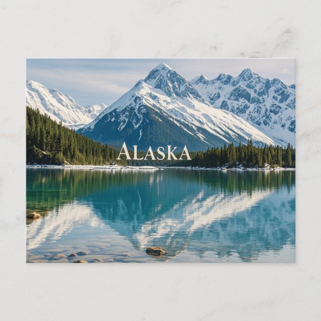 alaska view  postcard (Front)