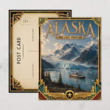 Alaska Vintage Art Deco Golden Age