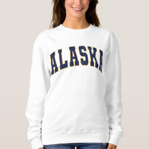 Alaska Vintage College Style Sweatshirt