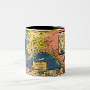 Alaska Vintage Illustration Mug