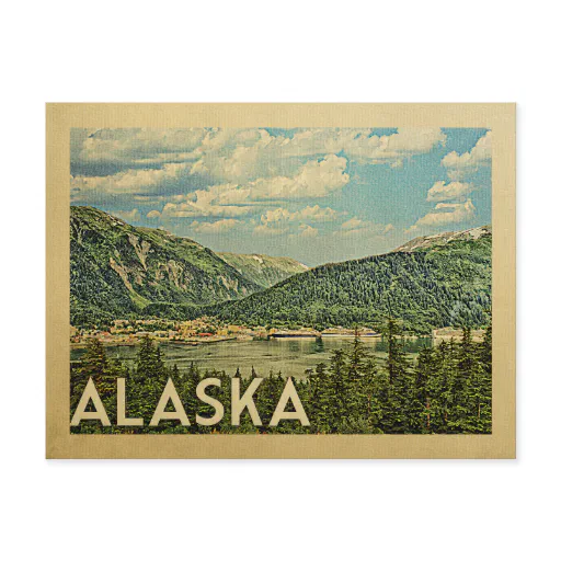 Alaska Vintage Travel Postcard