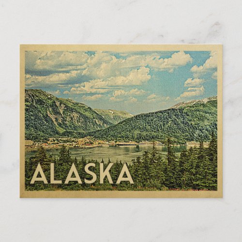 Alaska Vintage Travel Postcard
