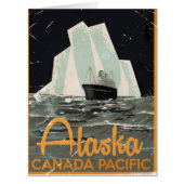 Alaska Vintage Travel poster (Front)