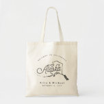Alaska Wedding Welcome Tote Bag<br><div class="desc">This Alaska tote is perfect for welcoming out of town guests to your wedding! Pack it with local goodies for an extra fun welcome package.</div>