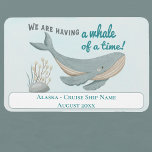 Alaska Whale Cabin Stateroom Cruise  Magnet<br><div class="desc">Set sail for a whale of a time with our Cruise Ship Door Finder Magnet! This adorable magnet is the perfect companion for your Alaska cruise, helping you identify your cabin stateroom with ease and adding a touch of fun to your door decoration. Make your cruise experience even more unforgettable...</div>