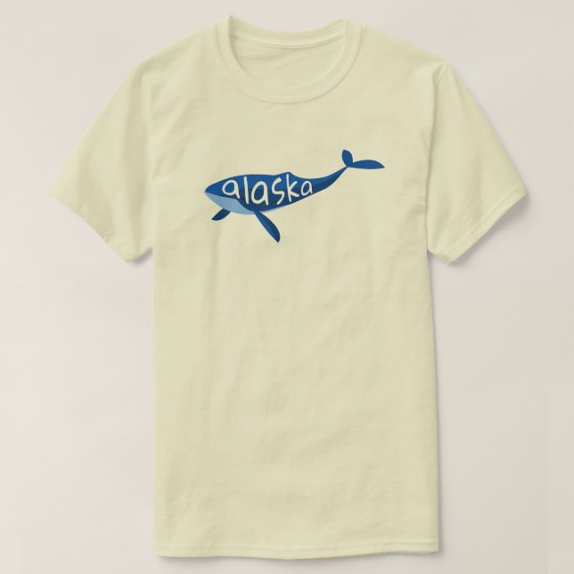 Alaska Whale T-Shirt (Design Front)