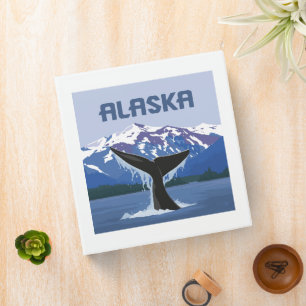 Alaska   Whale Tale 3 Ring Binder