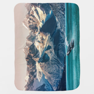 Alaska whale watching: boat excursion. baby blanket