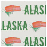 ALASKA Wild Alaskan Salmon Fish Filet Seafood Food Fabric