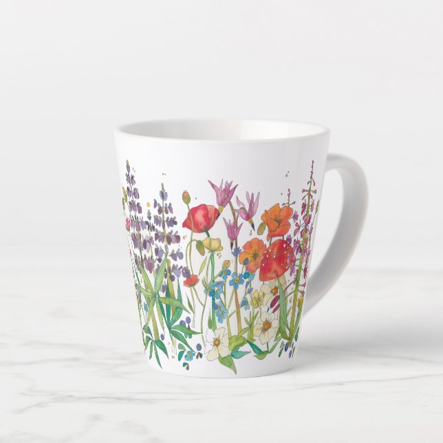Alaska Wildflower Mug (Right Angle)