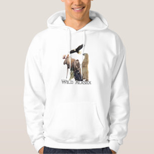 Alaska Wildlife Hooded Sweatshirt