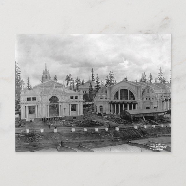 Alaska-Yukon-Pacific Exposition 1908 Vintage Postcard (Front)
