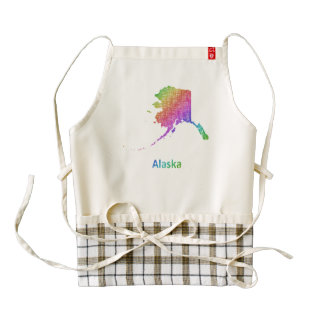 Alaska Zazzle HEART Apron