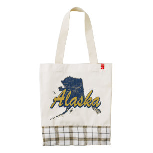 Alaska Zazzle HEART Tote Bag