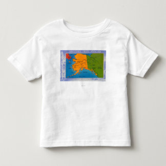 AlaskaGreetings From Alaska Map Toddler T-shirt