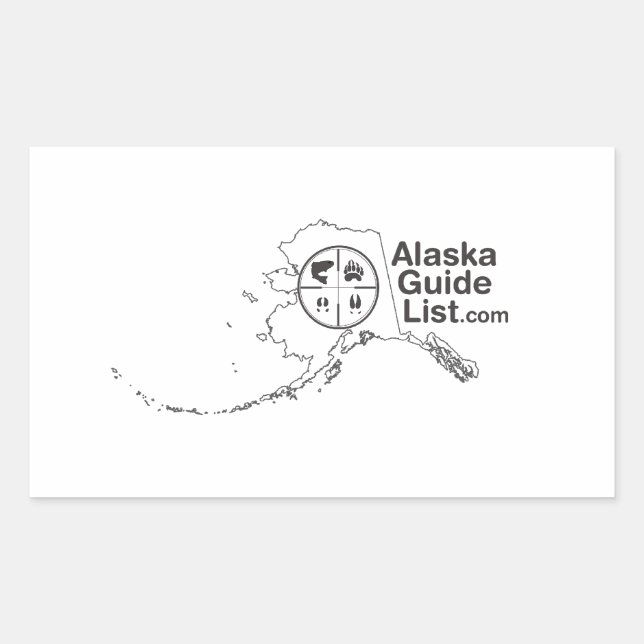 AlaskaGuideList Sticker (Front)