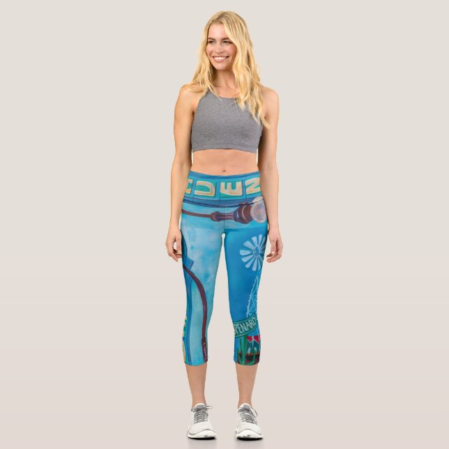 Alaskan 4th Ave. Marquee capri leggings (Front)