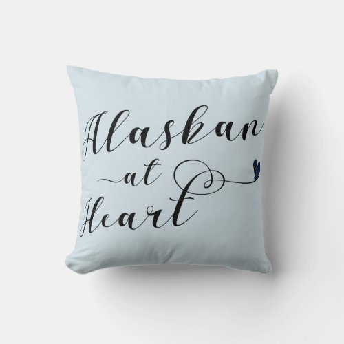 Alaskan At Heart Throw Cushion