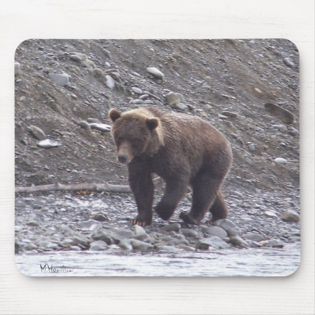 Alaskan Bear Mouse Pad (Front)