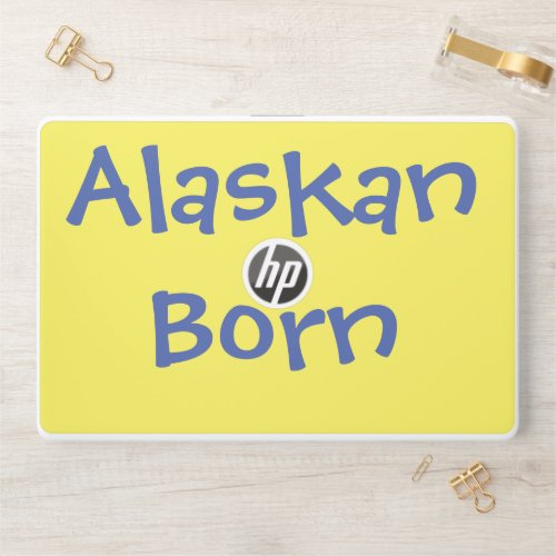 Alaskan Born HP Laptop Skin