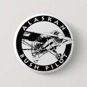 Alaskan Bush Pilot Button