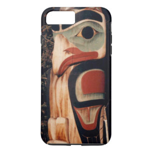 Alaskan Carved Totem Pole Designed iPhone 8 Plus/7 Plus Case