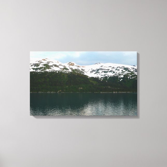 Alaskan Coast at Dusk Canvas Print (Front)