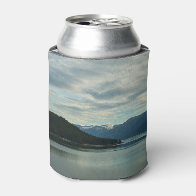 Alaskan Coast II Beautiful Nature Photography Can Cooler (Can Front)