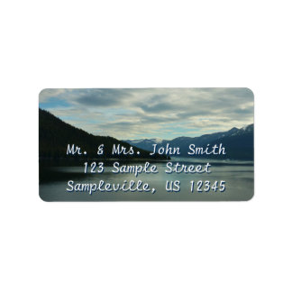 Alaskan Coast II Beautiful Nature Photography Label