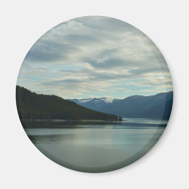 Alaskan Coast II Beautiful Nature Photography Magnet (Front)