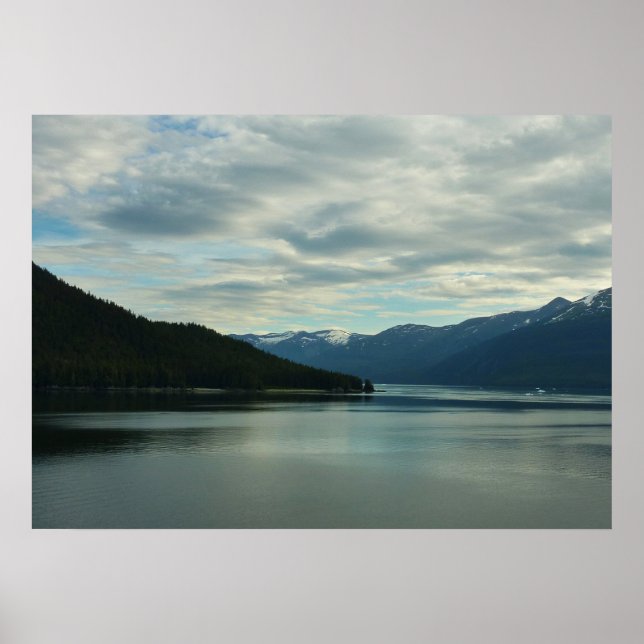 Alaskan Coast II Beautiful Nature Photography Poster (Front)