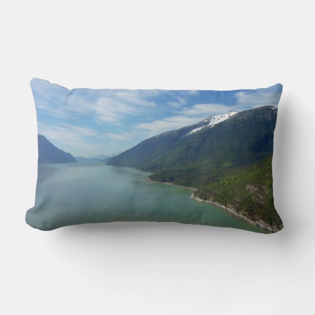 Alaskan Coast III Lumbar Pillow (Front)