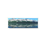 Alaskan Coastline Beautiful Nature Photography Canvas Print