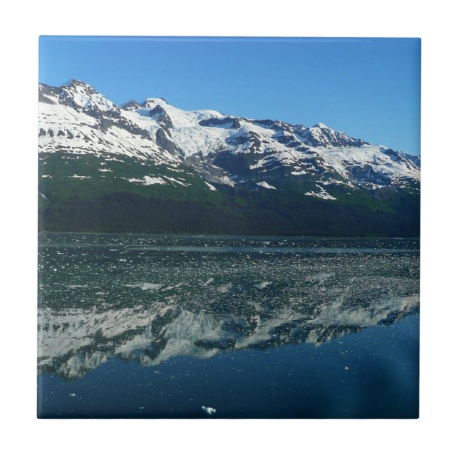 Alaskan Coastline Beautiful Nature Photography Ceramic Tile (Front)