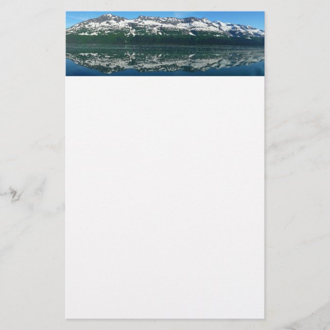 Alaskan Coastline Beautiful Nature Photography Stationery (Front)