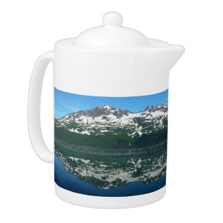 Alaskan Coastline Beautiful Nature Photography Teapot
