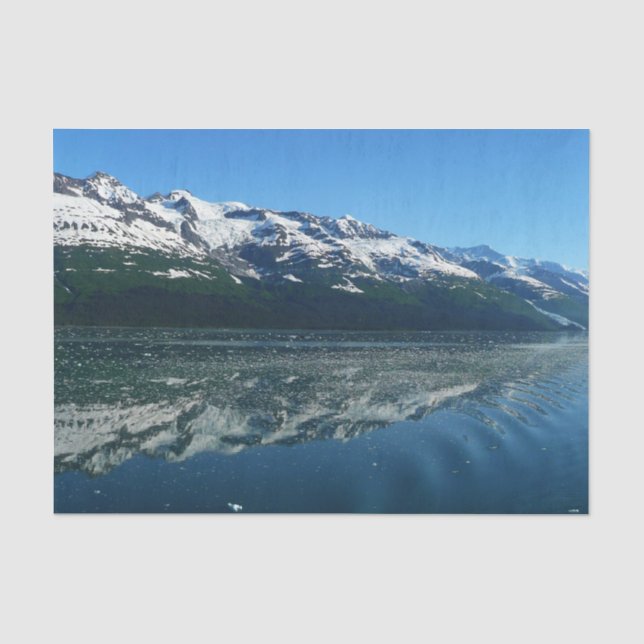 Alaskan Coastline Beautiful Nature Photography Tissue Paper (Front)
